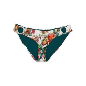 Becca By Rebecca Virtue Floral Side Ring Bikini Bottoms Multi Size L